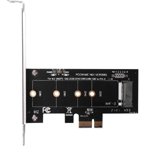Carte d'extension PCIe vers M.2, adaptateur PCI Express 3.0 x1