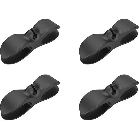 Lot de 4 enrouleurs de câble pour appareils de cuisine, organisateur de câble, clip de câble, support pour friteuse à air chaud, machine à café, fixation 4 pièces (1/5)