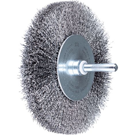 PFERD TOOLS Rundbürste ungezopft RBU Ø100x15 mm Schaft-Ø6 mm Stahl-Draht-Ø0,20 10 Stk (1/5)