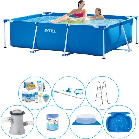 Intex Piscine Tubulaire Rectangulaire - 220x150x60 cm - 7-pièces S20821 (1/5)