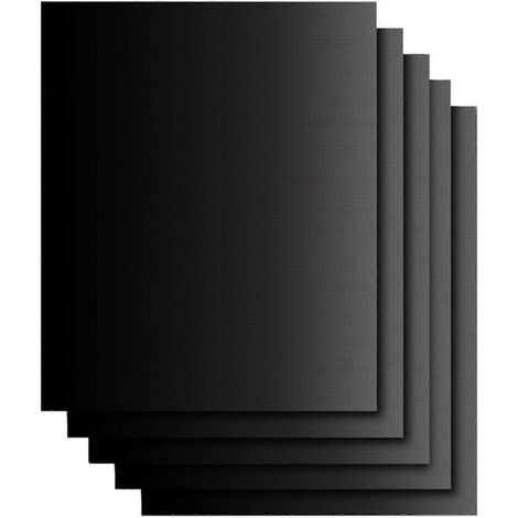 Lot de 5 grandes feuilles de cuisson antiadhésives en téflon épais pour four (40 cm x 50 cm) (1/5)