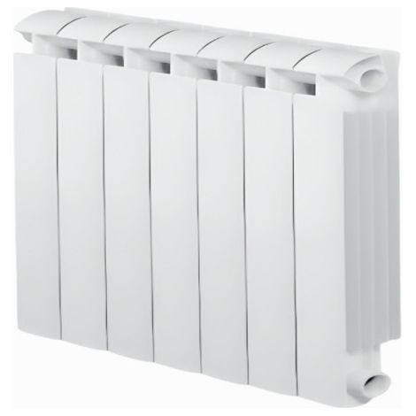 Calefacción central de fundición de aluminio 7 elementos blanca KLASS 500, 812w