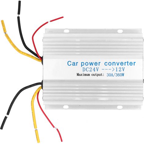 Régulateur de tension d'alimentation DC24V à 12V, 30A, entretien pour ordinateurs de communication de données à distance (1/5)