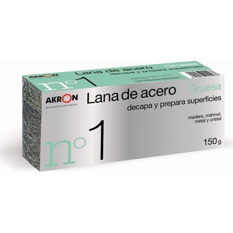 FPLUS lana acero akron gruesa nº 2 rollo 150 gr. ref.2293 , lana acero akron gruesa nº 2 rollo 150 gr. ref.2293