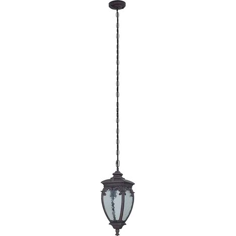 Maytoni Fleur Plafonnier d'extérieur suspendu bronze antique, IP44 (1/3)