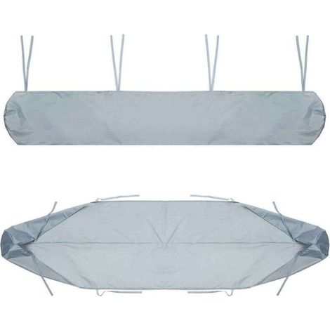 Protecteur De Couverture d'Auvent Anti-Poussière, Housse De Auvent Pare Soleil Sac De Protection pour Store Banne, avec Cordon, pour Terrasse De Jardin Extérieur(Size:3M,Color:Gris) (1/5)