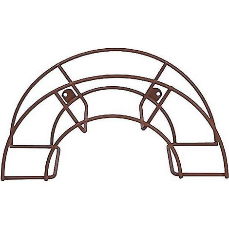 SAUVIC soporte manguera oxido pequeño , Soporte manguera metálico pequeñoEfecto oxidoCapacidad para 25 mts de 1/2 pulgada. (1/3)