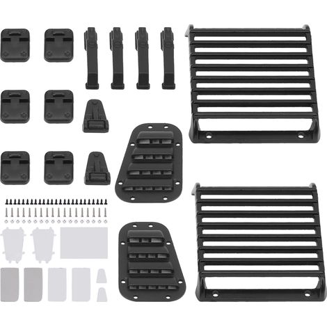 Grille de Protection Phare et Couverture Moteur pour Traxxas TRX4 Defender 1/10 Voiture RC (1/5)