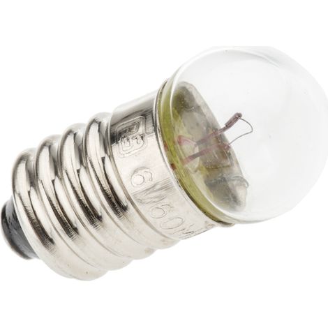 Ampoule RS PRO 6 V 60 mA, E10