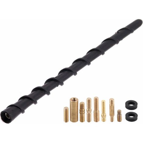 Universal Short Car Antenna FM DAB Car Antenna 176cm Car Radio Antenna Roof Aerial for Optimal AM/FM Reception with Super Compatibility M4, M5, M Screws (1/5)