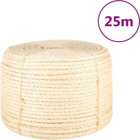 Seil 100% Sisal 12 mm 25 m (1/4)