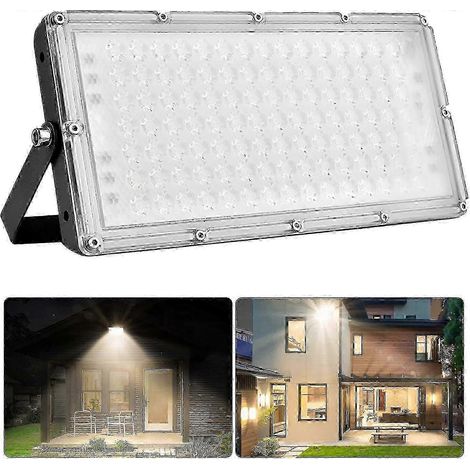 Faro LED da 400 W, impermeabile, luce di sicurezza, luce da lavoro/parete ultra luminosa, ideale per patii, giardini e garage. Disponibile con temperatura di colore calda e fredda. S20261227647 (1/5)