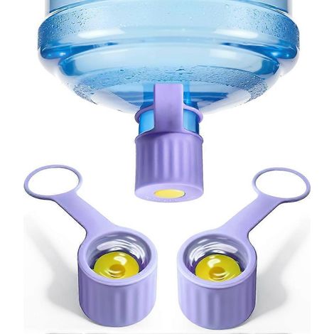 3 Packs silicone 5 Gallon carafe eau bouchon 2 3 4 5Gal réutilisable bouteille couvercles anti fuite remplacement (1/5)