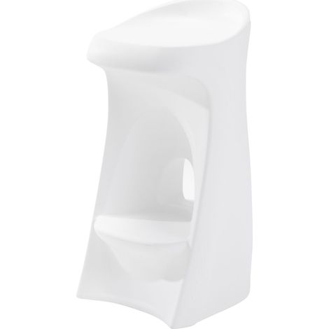 Step2 Vero Tabouret De Piscine En Plastique Blanc Tabouret Pour L'Eau Avec Repose-Pieds, Pied Lestable Et Plastique Uv20 - Hauteur D'Assise 76,2 Cm Pour L'Extérieur/Le Jardin (1/5)
