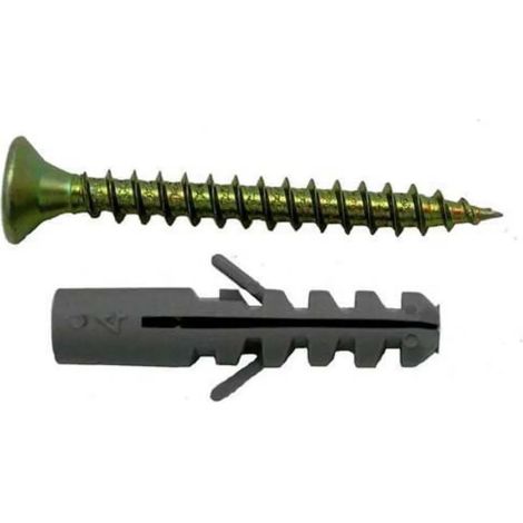 Cheville vis stoker bri-comatado 6.0x50 acier bichromaté haute résistance
