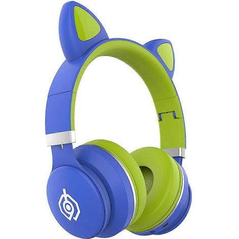 Casque de jeu sans fil avec double sortie audio stéréo, compatible carte TF (1/5)
