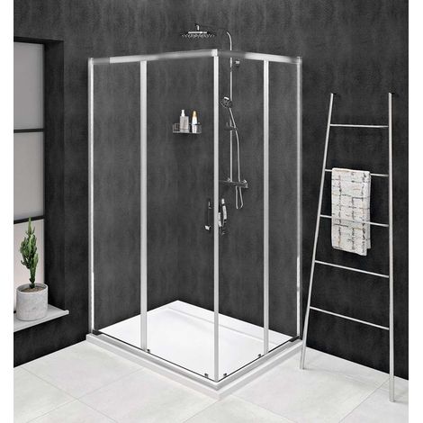 Gelco Sigma Simply - Box doccia 120x100 cm, versione S/D, vetro trasparente/cromo GS2112-03 (1/5)