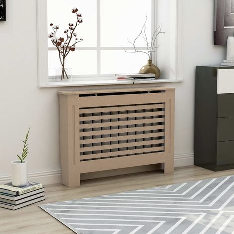Cache radiateur Contemporain - Couverture de Radiateur 112x19x81 cm MDF Chic-634989 (1/5)