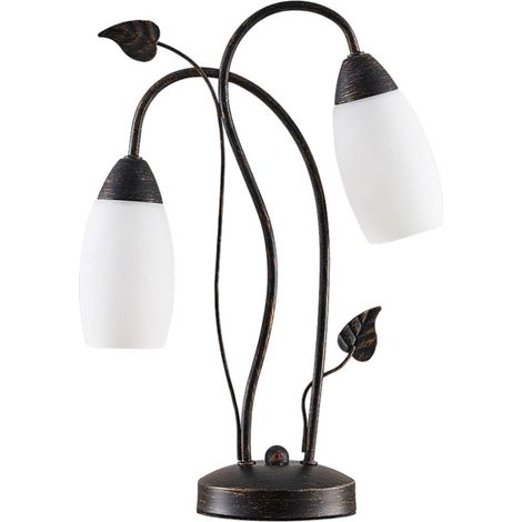 Table Lamp 'Stefania' made of Glass for Living Room & Dining Room