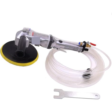 Polisseuse à air for carrelage en métal, Pierre Humide, marbre, Granit, 7 po, d'alimentation en Eau pneumatique à Main(SET1) (1/4)