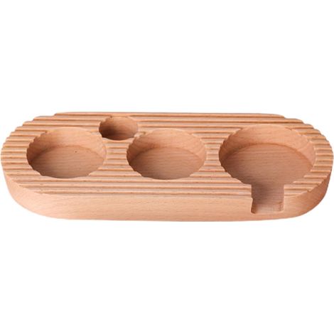 Station de tassage pour espresso, support pour tasseur à café, station de tassage en bois, support pour tasseur à espresso avec