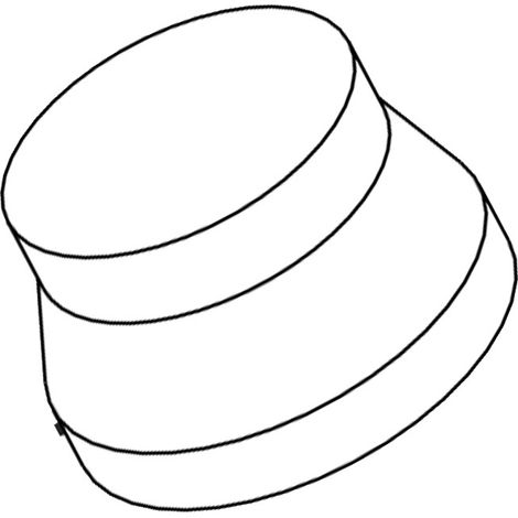 Ersatzteil - Plastikadapter 150-200 -  - BEKO, LEISURE, GRUNDIG