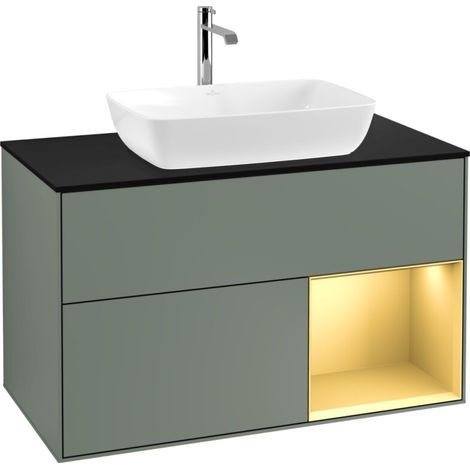 Villeroy & Boch F782HFGM Meuble sous-lavabo Finion F78 (1/2)