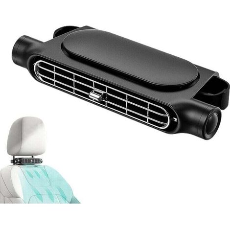 Ventilateur de siège d'auto, ventilateur de refroidissement de siège d'auto USB portable vent fort silencieux pour toutes les voitures Jeep camping car (1/4)