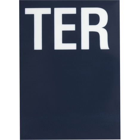 Lettera in plastica ter CENTRALE BRICO