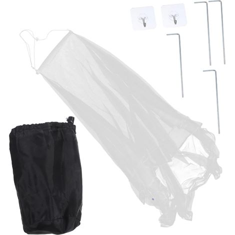 Moustiquaire portable pour tente de camping, lit double (1/5)