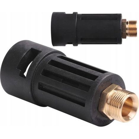 Adaptateur M22x1,5 vers Baïonnette K - Laiton - 160 Bar - Pour Nettoyeur Haute Pression - 1 Pièce (1/3)