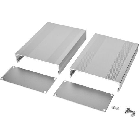 Electronic Project Case Silver White Aluminum Alloy for Printed Circuit Board 68x145x200mm (1/5)