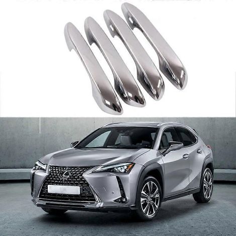 Passend für Lexus UX200 und UX250h (Modelljahre 2018–2022): Türgriffabdeckung in Carbonfaser-Optik – Hochglanzschwarz (1/5)