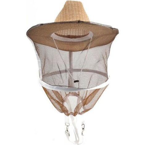 Chapeau-voile d'apiculteur, filet anti-abeilles, accessoires apicoles professionnels. - (1/4)