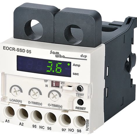 EOCR-SSD Digitales elektronisches Überlastrelais, Motorschutz, thermisches Überlastrelais 0,5–6 A, 380 V AC (1/5)