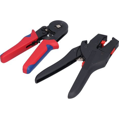 Kit de Pinces à sertir avec Pince à dénuder et Sac de Rangement pour Câblage Électrique Domestique (1/5)