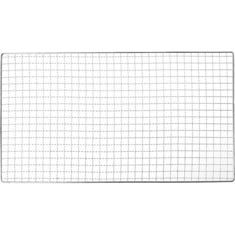 Grille De Barbecue En Métal Robuste De 25 X 40 CM Pour En Extérieur (1/4)