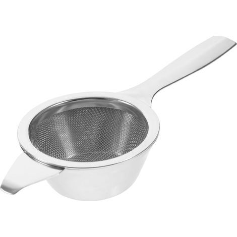 Tamis à Farine en Acier Inoxydable, Filtre à Thé Passoire, pour Jus Thé Pâtisserie Cuisine Barbecue, Argenté, 14.52.3cm (1/4)