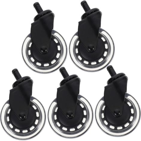 robustes lot de 5 pour chaises de bureau et d ordinateur (1/5)