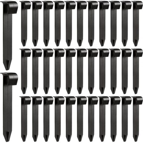 35 Pièces 16mm Piquets de Support de Tuyau D'irrigation, D'irrigation D'égouttement Support, Irriging Drip Support Stakes, pour Tube d'égouttement 16mm, pour Potagers, Jardins, Parterres (1/5)