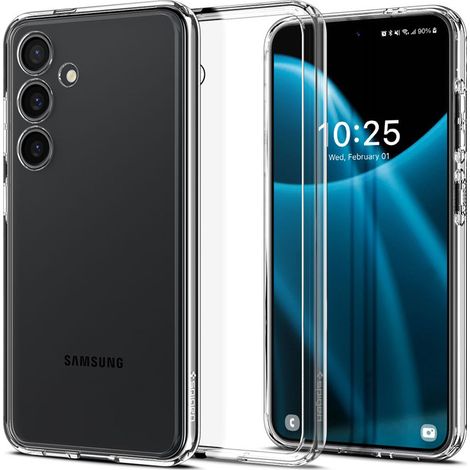 Spigen Ultra Hybrid - Custodia per Samsung Galaxy S24 (Trasparente) (1/5)