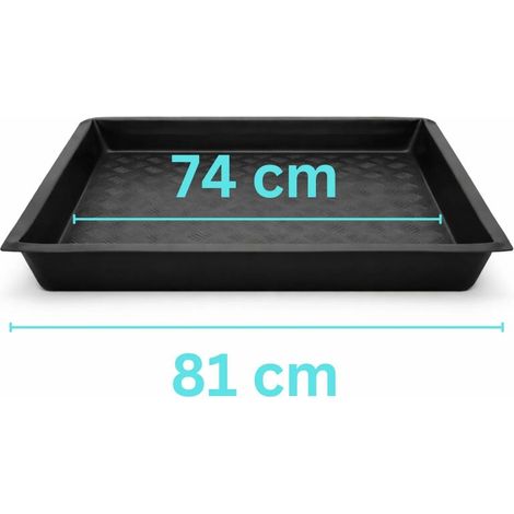 Flexible Auffangwanne 80x80x12 cm Pflanzwanne Auffangwanne Growzelt Bodenwanne (1/5)