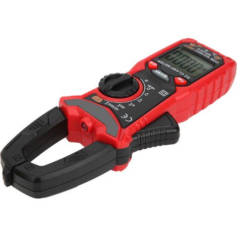 Multimètre à pince numérique portable HT206A avec écran LCD pour testeur de tension, courant et résistance AC/DC (1/5)