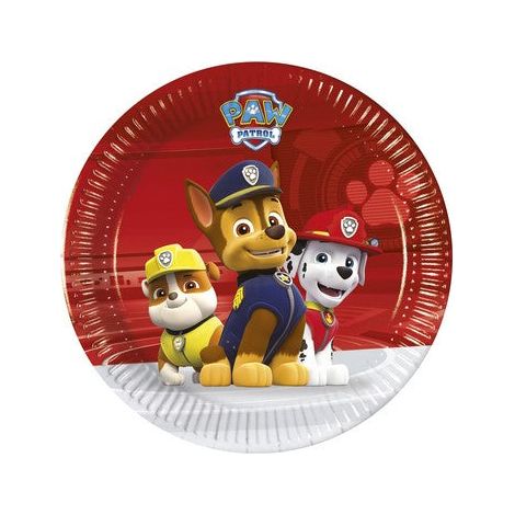 Bigiemme Piatto Paw Patrol Ready for Action D 20 cm 8 Pz
