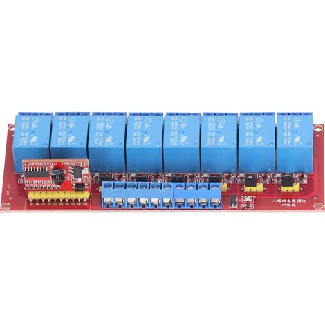 Universal-Infrarot-Relaisempfängerplatine, 10 A, sicherer 8-Wege-Fernbedienungsschalter, Motor-Licht-Tür-DIY-Funksteuerung, 24 V (1/5)