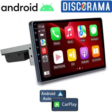 AUTORADIO ANDROID 4/64GB 10″ POLLICI STEREO AUTO 1DIN COMPATIBILIA' UNIVERSALE WIFI SCHERMO (1/5)