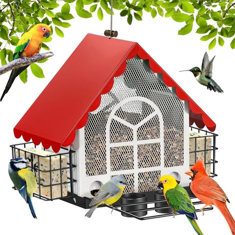 Mangeoires pour Oiseaux pour l'extérieur, mangeoire de Grande capacité (1/5)