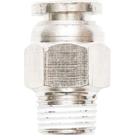 Connettore rapido in metallo dritto e vite in metallo M6 con 1/8 (1/3)
