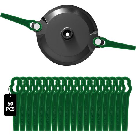 Lot de 60 Lames Disque Double Lame Débroussailleuse Sans Fil Compatible Parkside Jardin Pelouse (1/5)