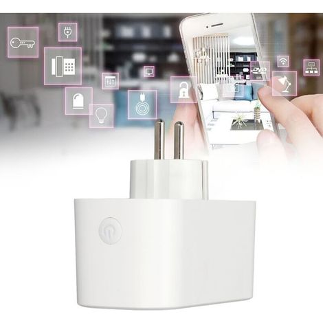Smart WiFi Plug, Dual WiFi Plug, Dual Shunt, Voice Control, Timer Switch, 2-in-1 Smart Plug, AC 220V (1/5)